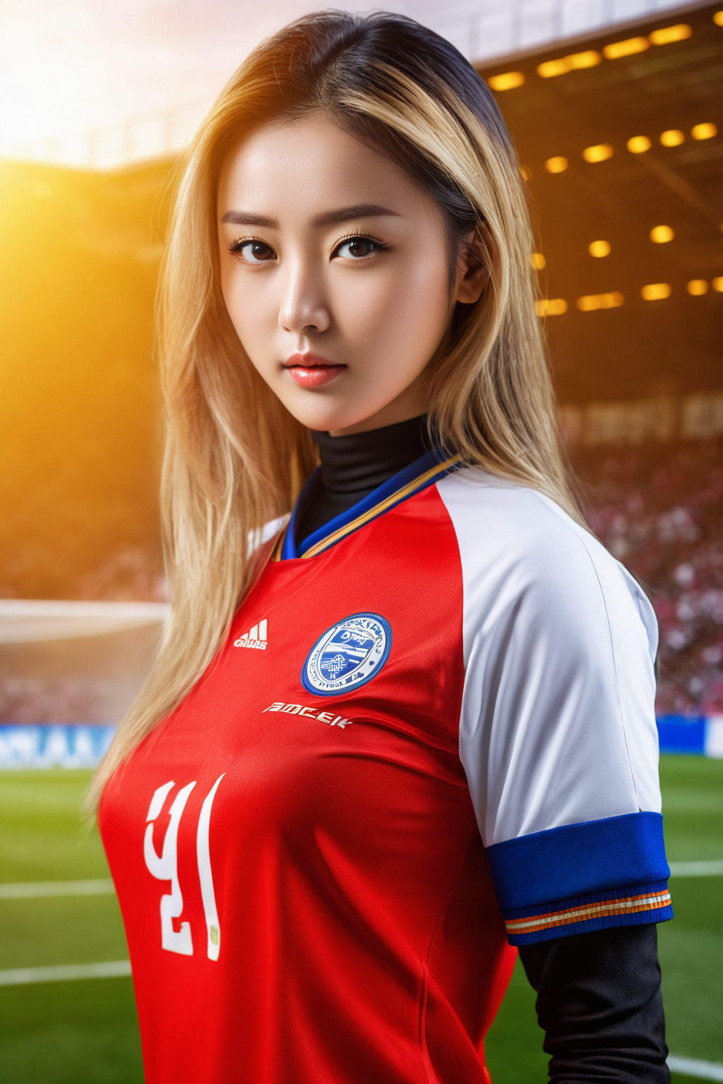 点亮夜空：女子足球队风采无限